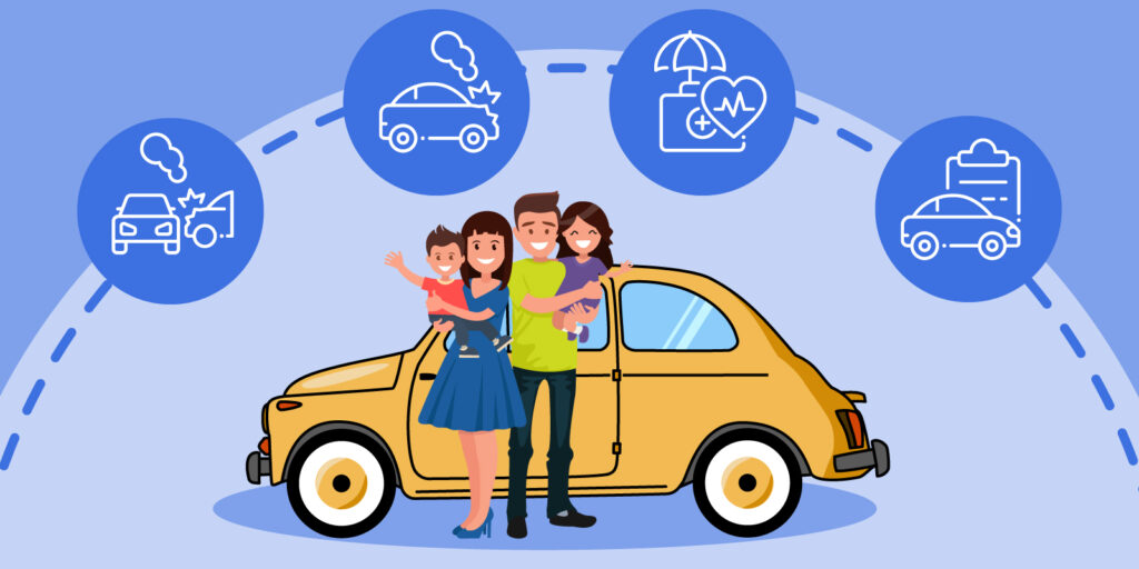 FamilyAutoInsurance infographic with options